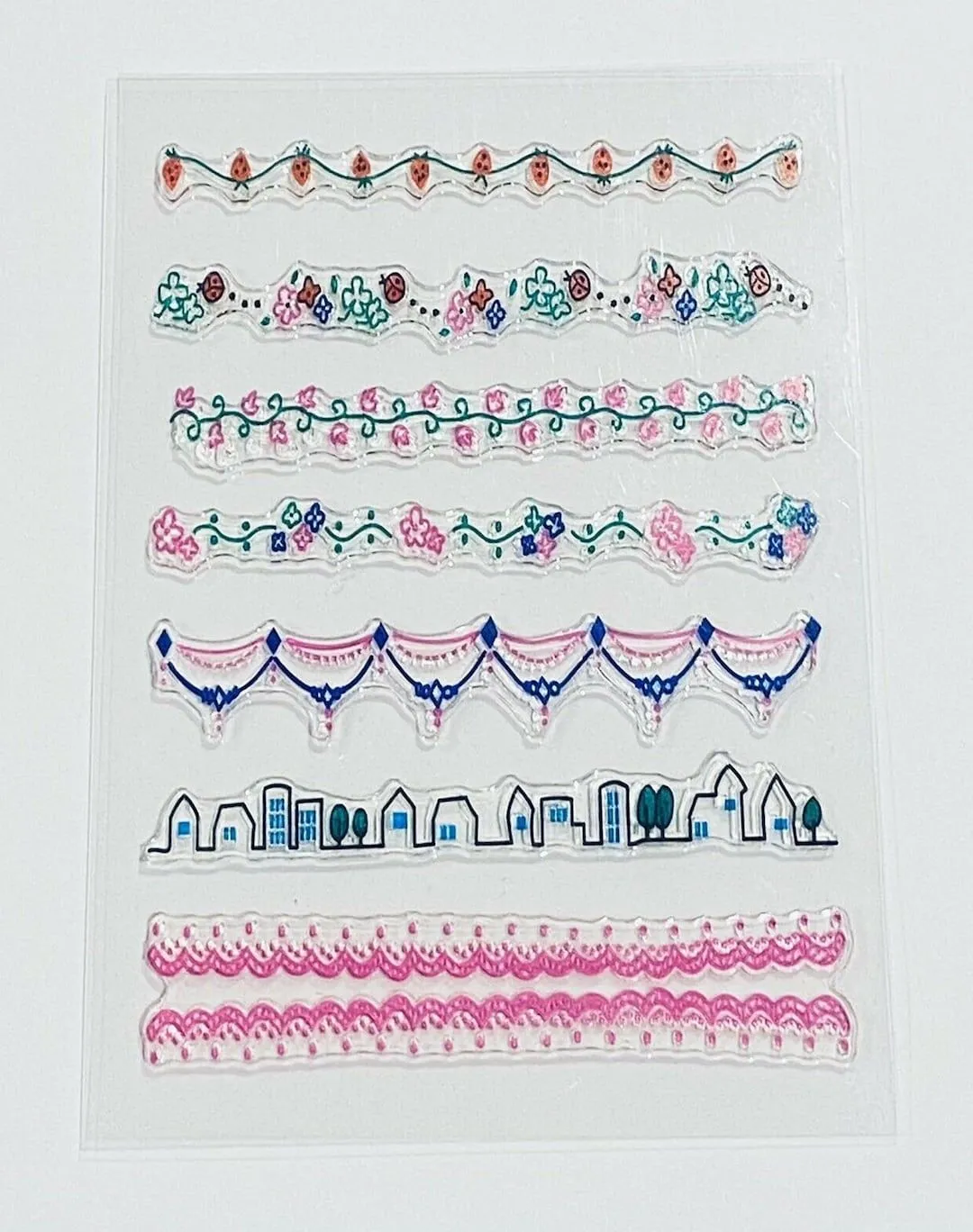 7 bordes decorativos sellos claros-Tarjeta Haciendo - Etsy México 7 bordes decorativos sellos claros-Tarjeta Haciendo - Etsy México
