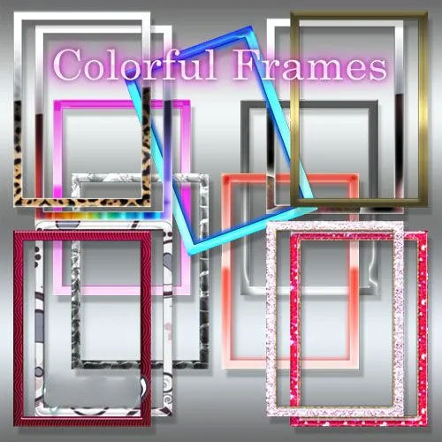 ... : Coleccion de marcos decorativos y coloridos para fotomontajes (Png ... : Coleccion de marcos decorativos y coloridos para fotomontajes (Png