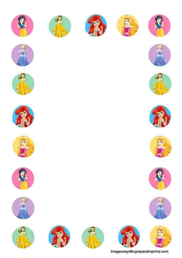 Bordes de Disney para word - Imagui