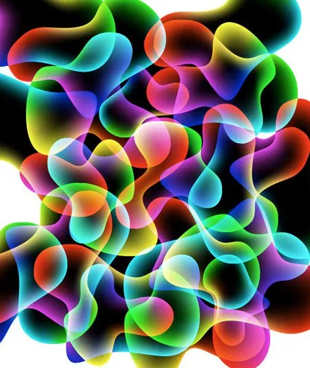 bordes para todo el documento esta lleno de formas abstractas