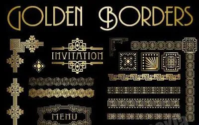Bordes dorados para diplomas e invitaciones - Recursos Webblog Bordes dorados para diplomas e invitaciones - Recursos Webblog