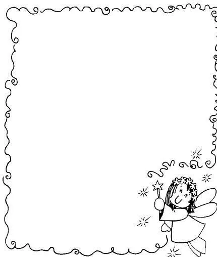 Bordes de tarjetas para colorear - Imagui
