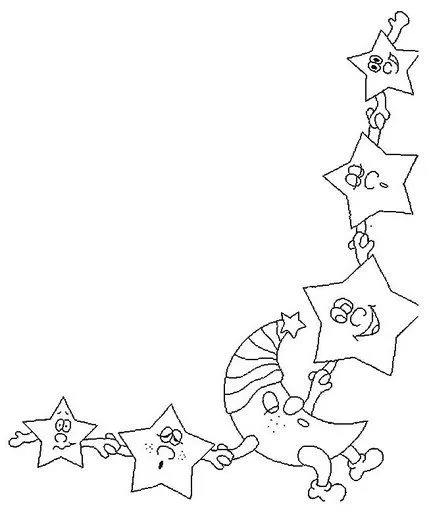 Bordes y marcos de estrellas - Imagui