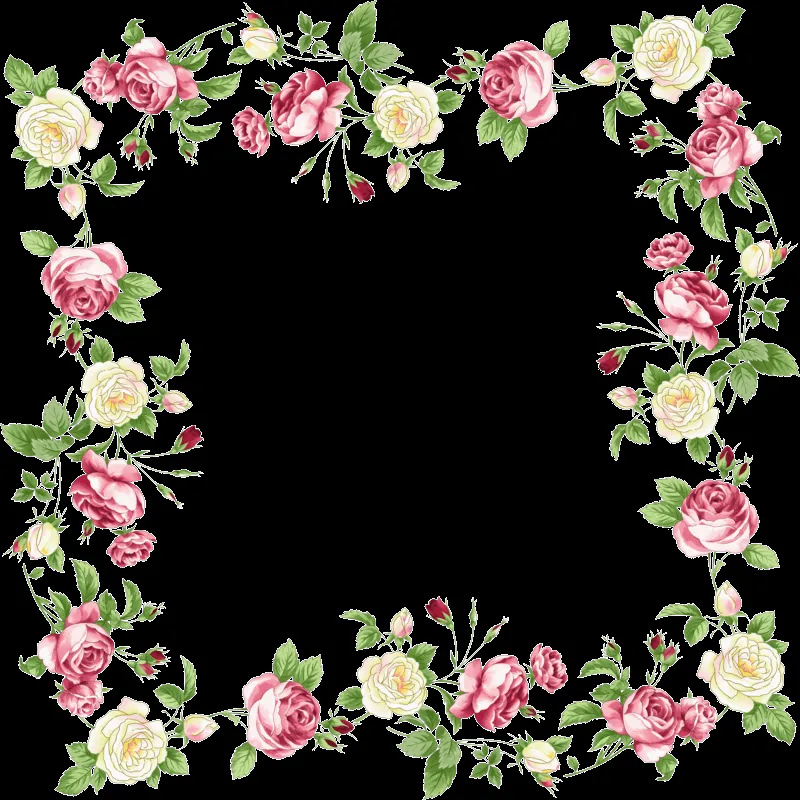 Bordes para fotos floreados para Fotomontajes. ~ Marcos Gratis ... Bordes para fotos floreados para Fotomontajes. ~ Marcos Gratis ...