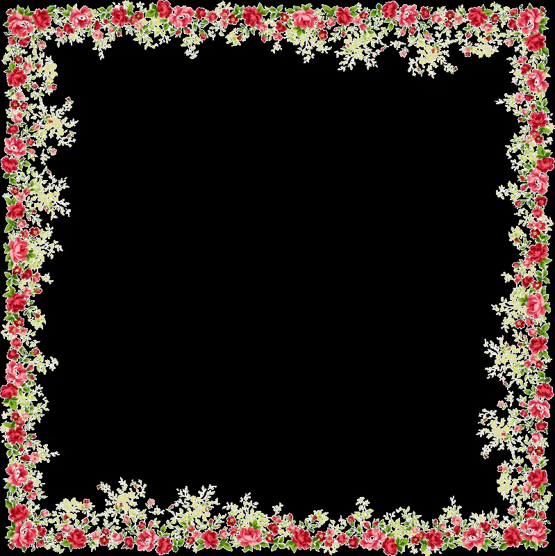 Bordes para fotos floreados para Fotomontajes. ~ Marcos Gratis ... Bordes para fotos floreados para Fotomontajes. ~ Marcos Gratis ...
