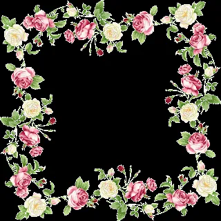 Bordes para fotos floreados para Fotomontajes. | Marcos Gratis ...