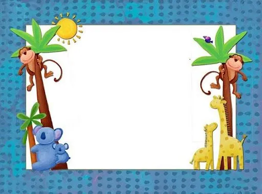 Bordes infantiles para imprimir gratis - Imagui