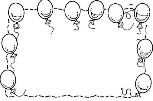Bordes infantiles par colorear - Imagui