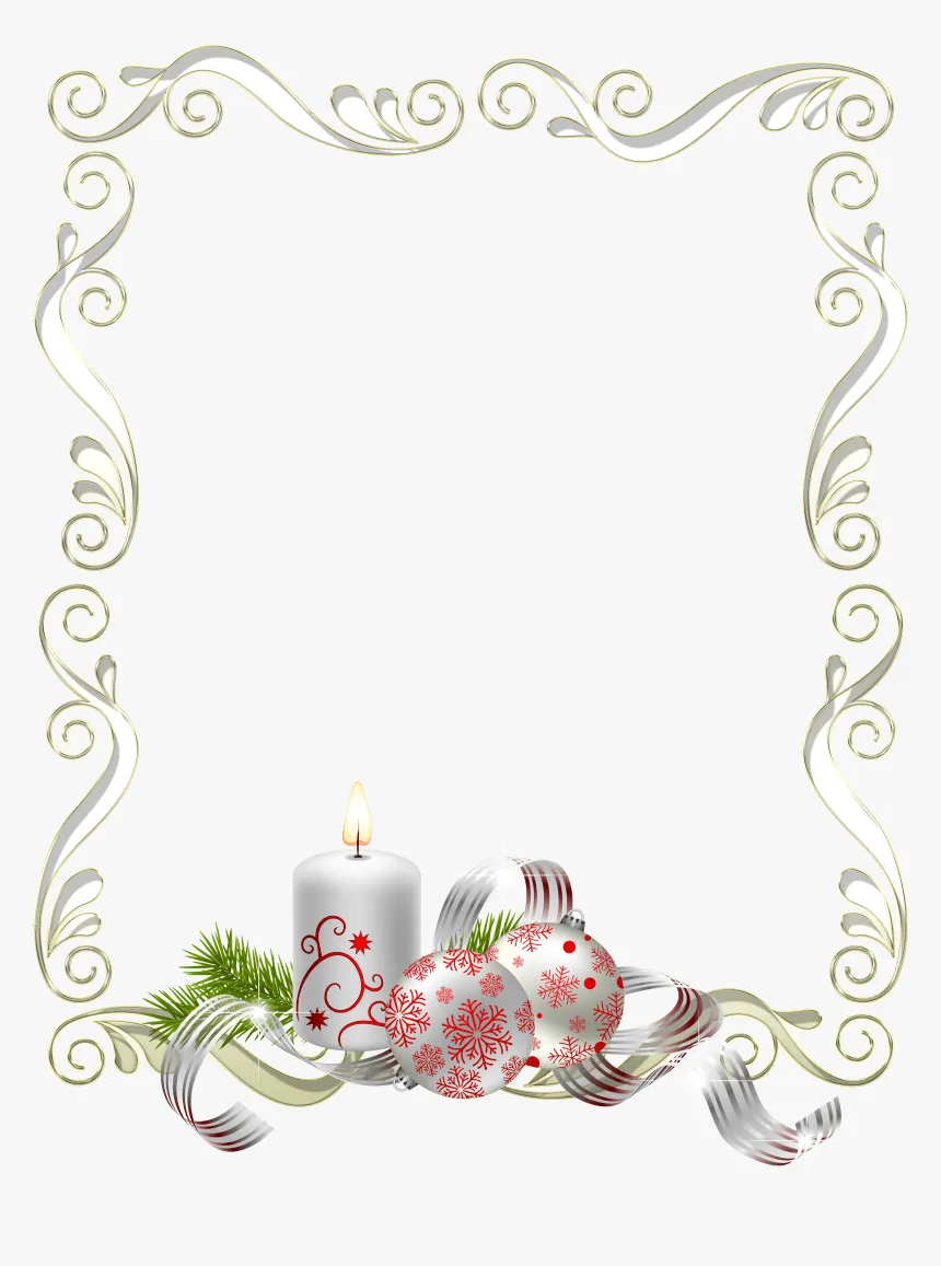 Bordes Y Marcos Para Tarjetas De 15 Años - Transparent Gold Christmas Frame  Png, Png Download , Transparent Png Image - PNGitem