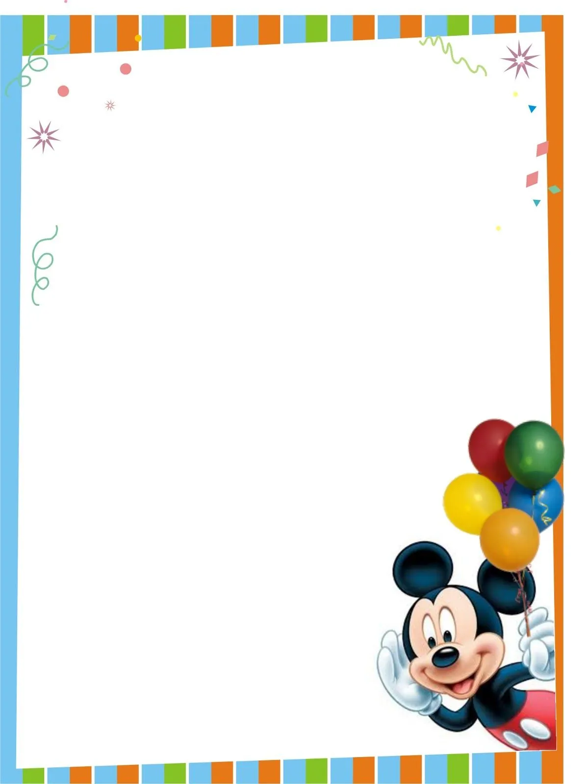 Marcos y bordes infantiles de Mickey - Imagui Marcos y bordes infantiles de Mickey - Imagui