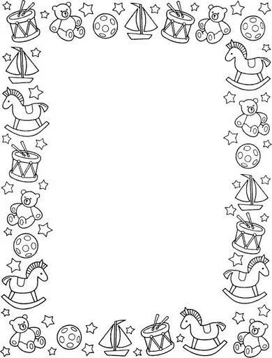 BORDES DE NAVIDAD PARA NIÑOS