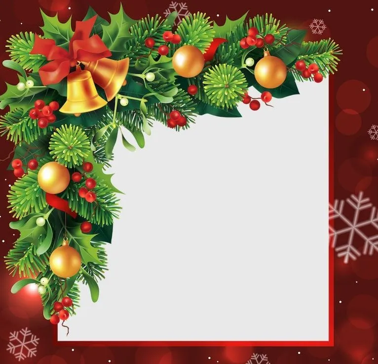 Bordes navideños para Word - Diseños libres para descargar gratis Bordes navideños para Word - Diseños libres para descargar gratis