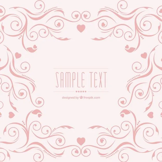 Bordes ornamentales con amor | Descargar Vectores gratis Bordes ornamentales con amor | Descargar Vectores gratis