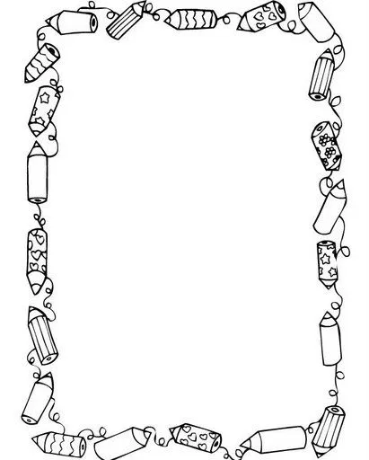 Bordes para pagina blanco y negro - Imagui