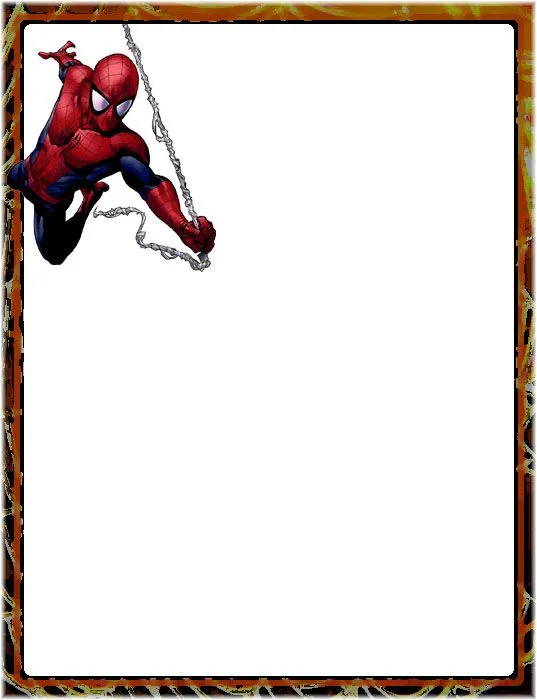 Bordes decorativos del hombre araña - Imagui Bordes decorativos del hombre araña - Imagui