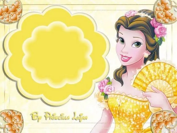 Bordes de princesas para fotos - Imagui