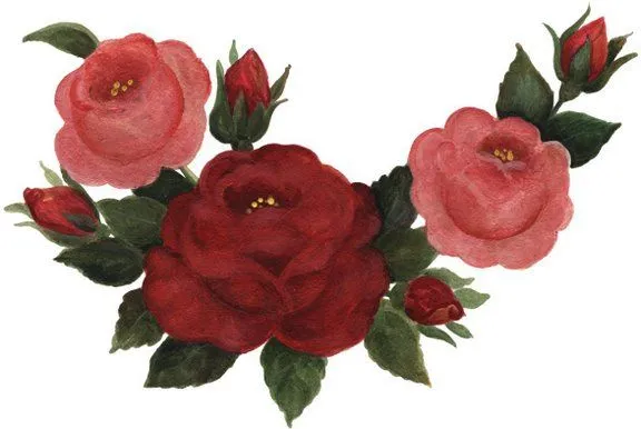 Dibujos de rosas rojas para imprimir - Imagui