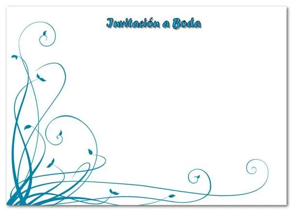 Bordes para tarjeta invitación - Imagui