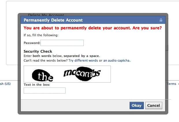 Cómo borrar mi cuenta de Facebook definitivamente – Refugio Antiaéreo Cómo borrar mi cuenta de Facebook definitivamente – Refugio Antiaéreo