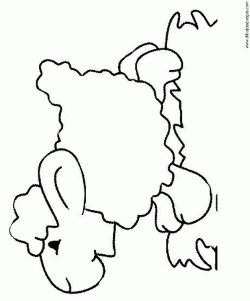 dibujo-de-oveja-002 | Dibujos y juegos, para pintar y colorear dibujo-de-oveja-002 | Dibujos y juegos, para pintar y colorear