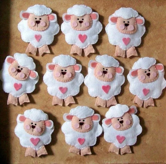 Borreguitos para navidad | Navidad! | Pinterest Borreguitos para navidad | Navidad! | Pinterest