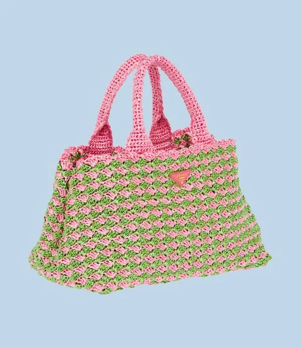 Borse Prada in Rafia | crochet art | Pinterest Borse Prada in Rafia | crochet art | Pinterest