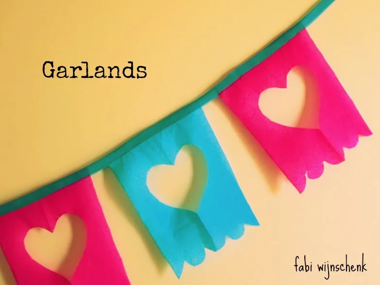 En un bosque de la China: DIY: Guirnalda de Corazones En un bosque de la China: DIY: Guirnalda de Corazones