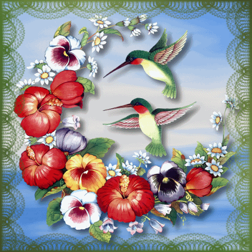 En Mi Bosque Mágico: Pájaros y flores
