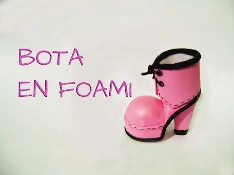 como hacer bota en goma eva | facilisimo.com como hacer bota en goma eva | facilisimo.com