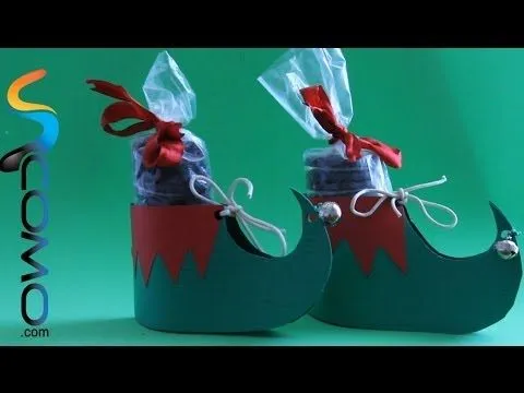 Hacer botas de duende con galletas para Navidad - YouTube