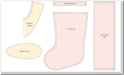 Botas de fieltro para navidad con moldes | Aires de Fiesta Botas de fieltro para navidad con moldes | Aires de Fiesta