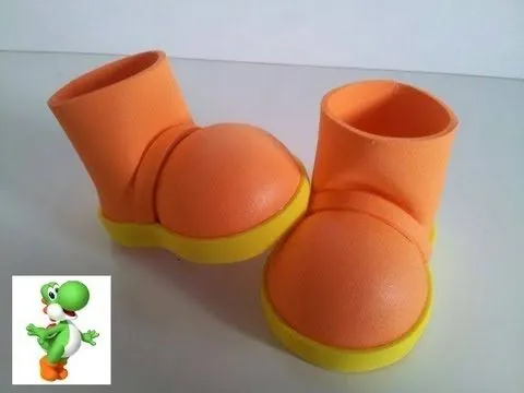 COMO HACER UNAS BOTAS PARA FOFUCHA YOSHI - YouTube