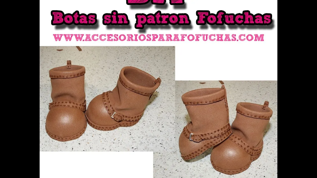 Como hacer unas Botas de Fofuchas El Rincón de Noe - YouTube Como hacer unas Botas de Fofuchas El Rincón de Noe - YouTube