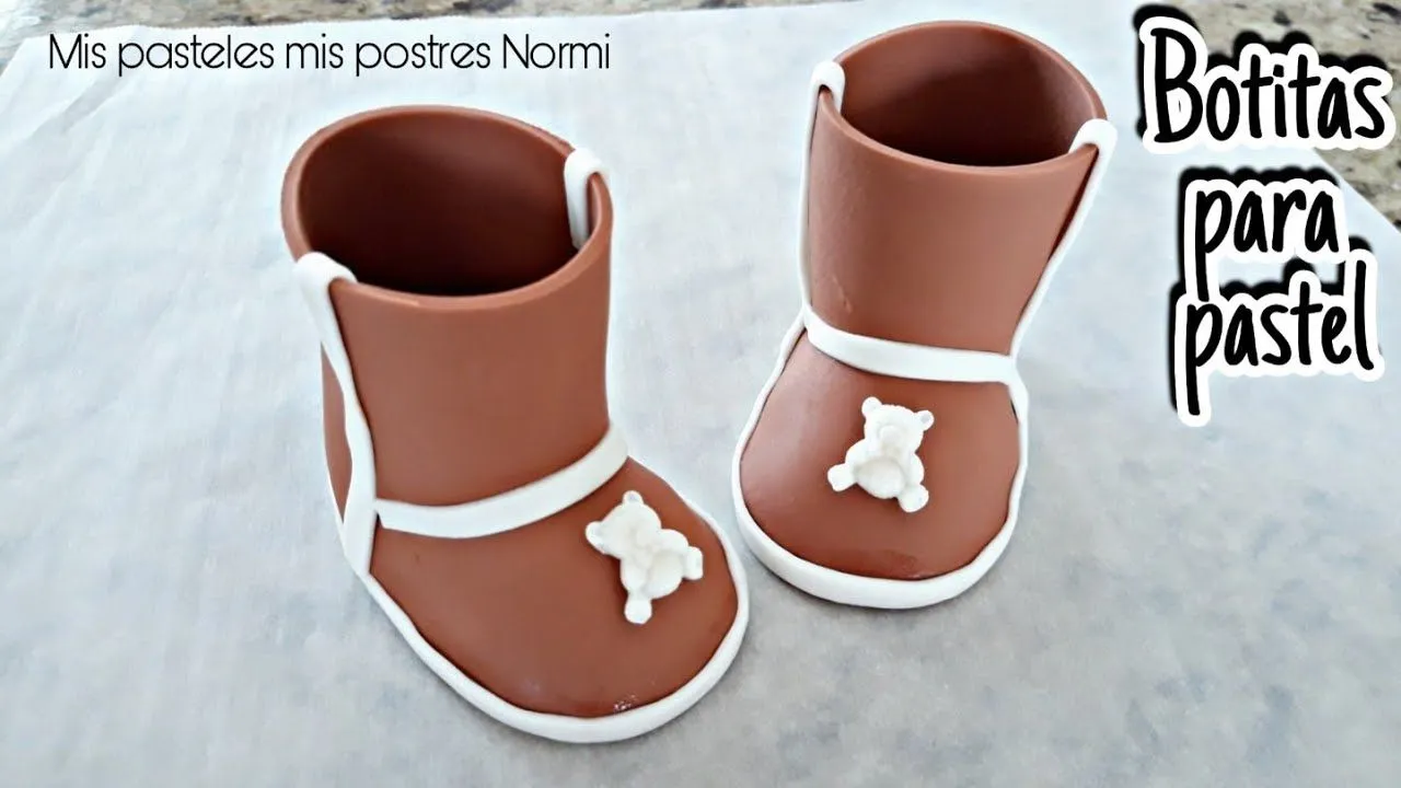 Como Hacer Botas En Fondant Para Pastel De Baby Shower Botitas Para Pastel - YouTube Como Hacer Botas En Fondant Para Pastel De Baby Shower Botitas Para Pastel - YouTube