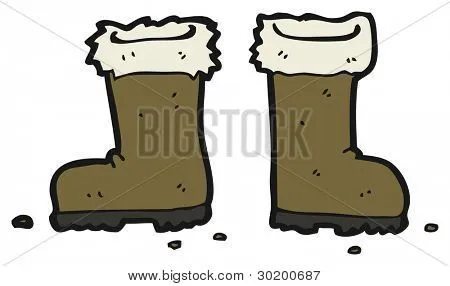 botas de invierno dibujos animados Fotos stock e Imágenes stock ...