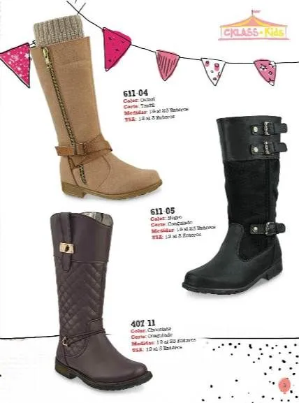 Botas largas para niñas #Cklass. | Catalogo Cklass Kids ...