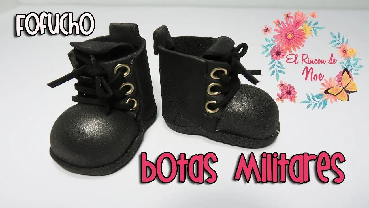 COMO HACER BOTAS MILITARES PARA FOFUCHA SIN PATRONES El Rincón de Noe - YouTube COMO HACER BOTAS MILITARES PARA FOFUCHA SIN PATRONES El Rincón de Noe - YouTube