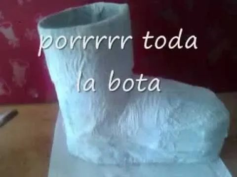 como hacer botas 2 - YouTube