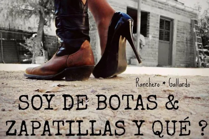 Soy de botas y zapatillas y que | Frases | Pinterest