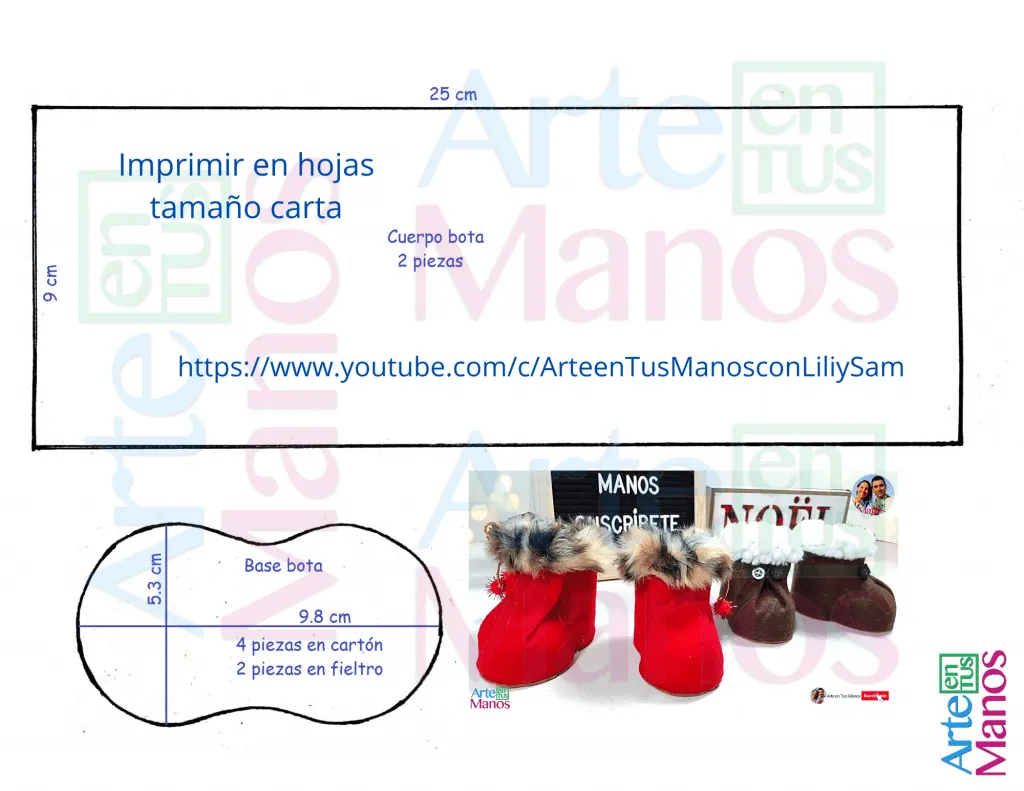 Botas, Zapatos para Muñecos, Tutorial con Arte en Tus Manos - Arte en Tus  Manos con Lili y Sam