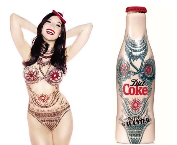 La botella de Coca-Cola más sexy.