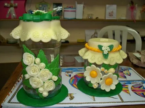 Frascos de compotas decorados para baby shower - Imagui Frascos de compotas decorados para baby shower - Imagui