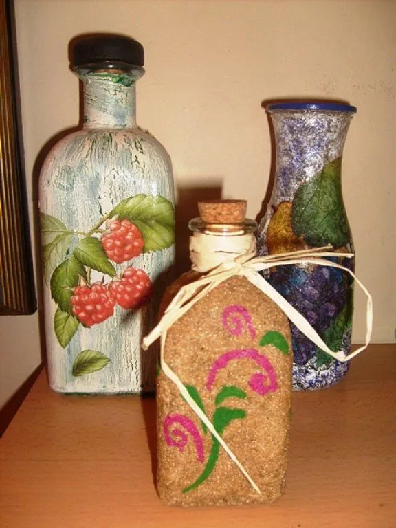 Botellas de vidrio decoradas por dentro - Imagui Botellas de vidrio decoradas por dentro - Imagui