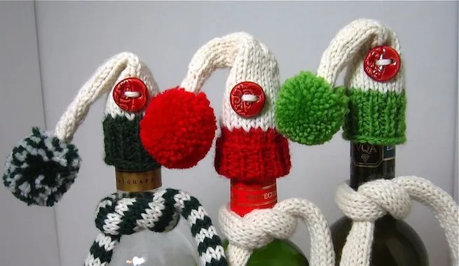 Como decorar botellas de vidrio para navidad - Imagui