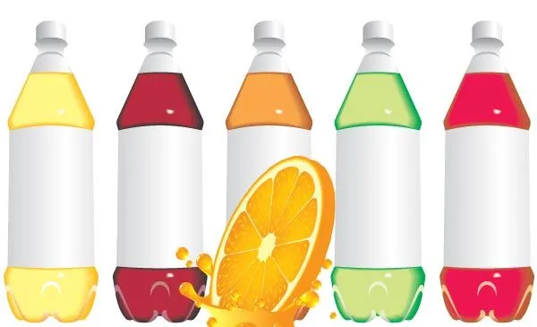 Botellas de plástico vectorizadas - PuertoPixel.com