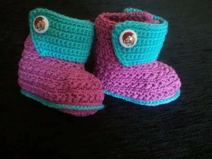 Botines para bebe tejidos por mi | MANUALIDADES | Pinterest ... Botines para bebe tejidos por mi | MANUALIDADES | Pinterest ...