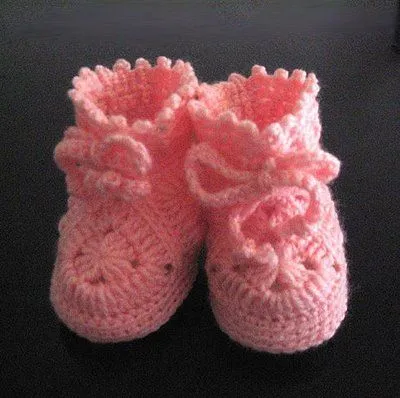 Botines para bebe a crochet fácil