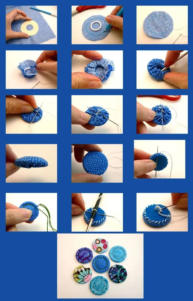 Cómo hacer botones de tela? | Manualidades y Artesanía