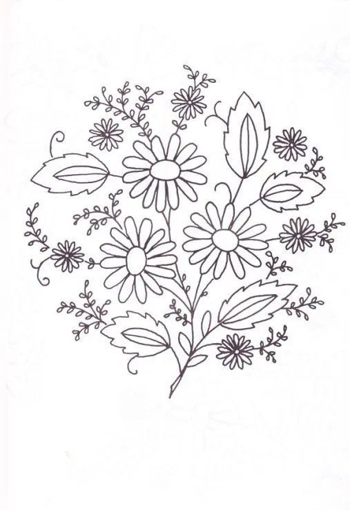 bouquet | bordados a mano | Pinterest