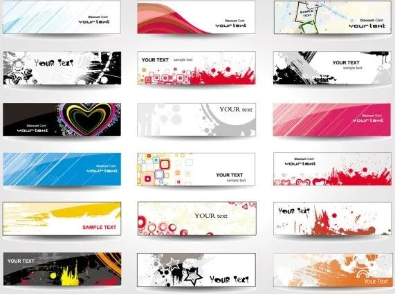 Boutique de tarjeta de 03 vector Vector misceláneos - vectores ...